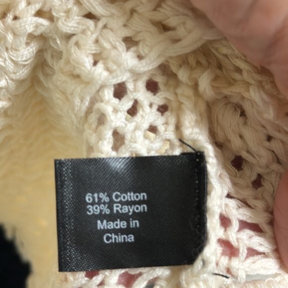 Plus size 6th&Lane open weave sweater - Picture 5 of 8